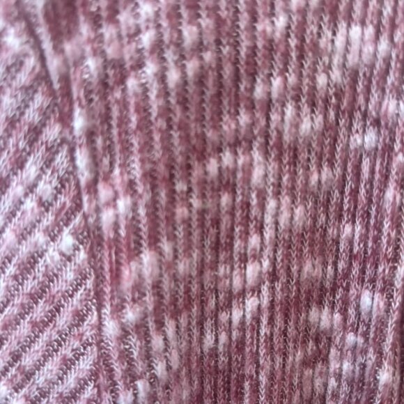 Hale Bob Cardigan Sweater Women's Large Open Long Line Duster Pockets Red Cream - Picture 5 of 6